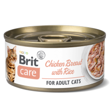 Brit Care Cat Chicken Breast With Rice 70g (24 Cans)